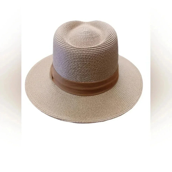 💥HOST PICK💥 Furtalk  NWT Tan Straw Hat Size M/L - Picture 4 of 10